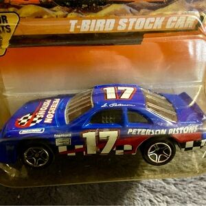 Matchbox Die-Cast Stock Car - Peterson Pistons #17 - Blue